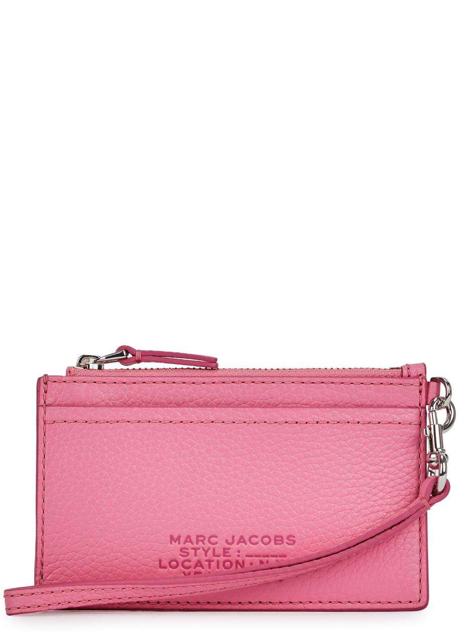 Marc Jacobs The Top Zip Leather Wallet - Pink