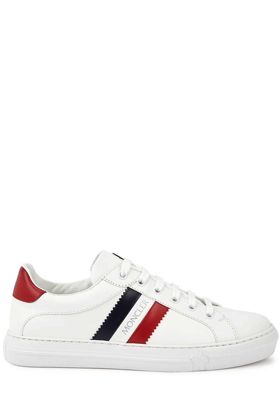 Moncler Ariel White Leather Sneakers - 7