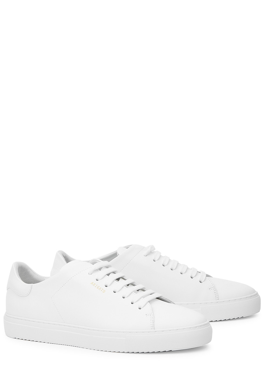 AXEL ARIGATO AXEL ARIGATO CLEAN 90 WHITE LEATHER SNEAKERS, SNEAKERS, ROUND TOE