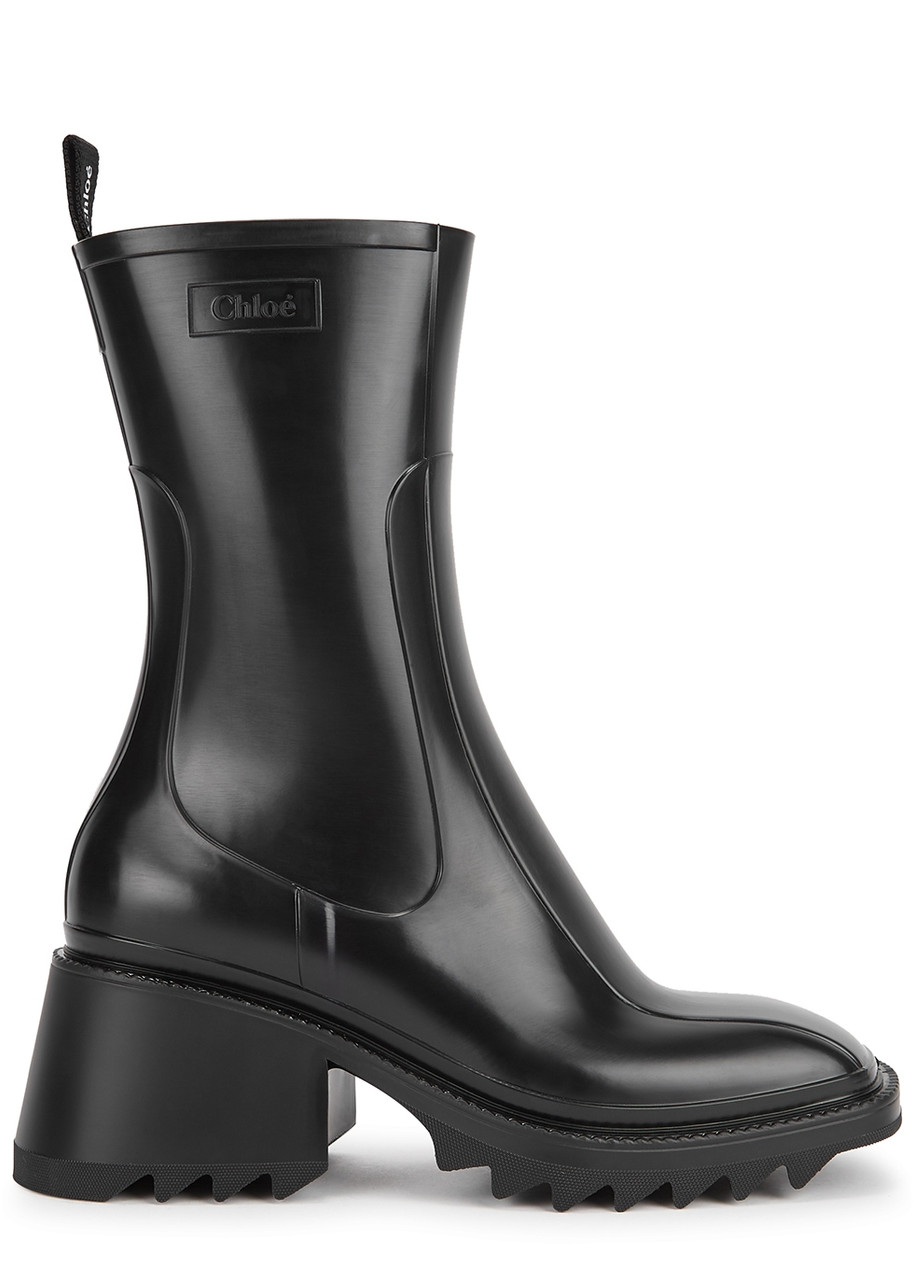 Chloe Betty 75 Pvc Boots - Black - 4