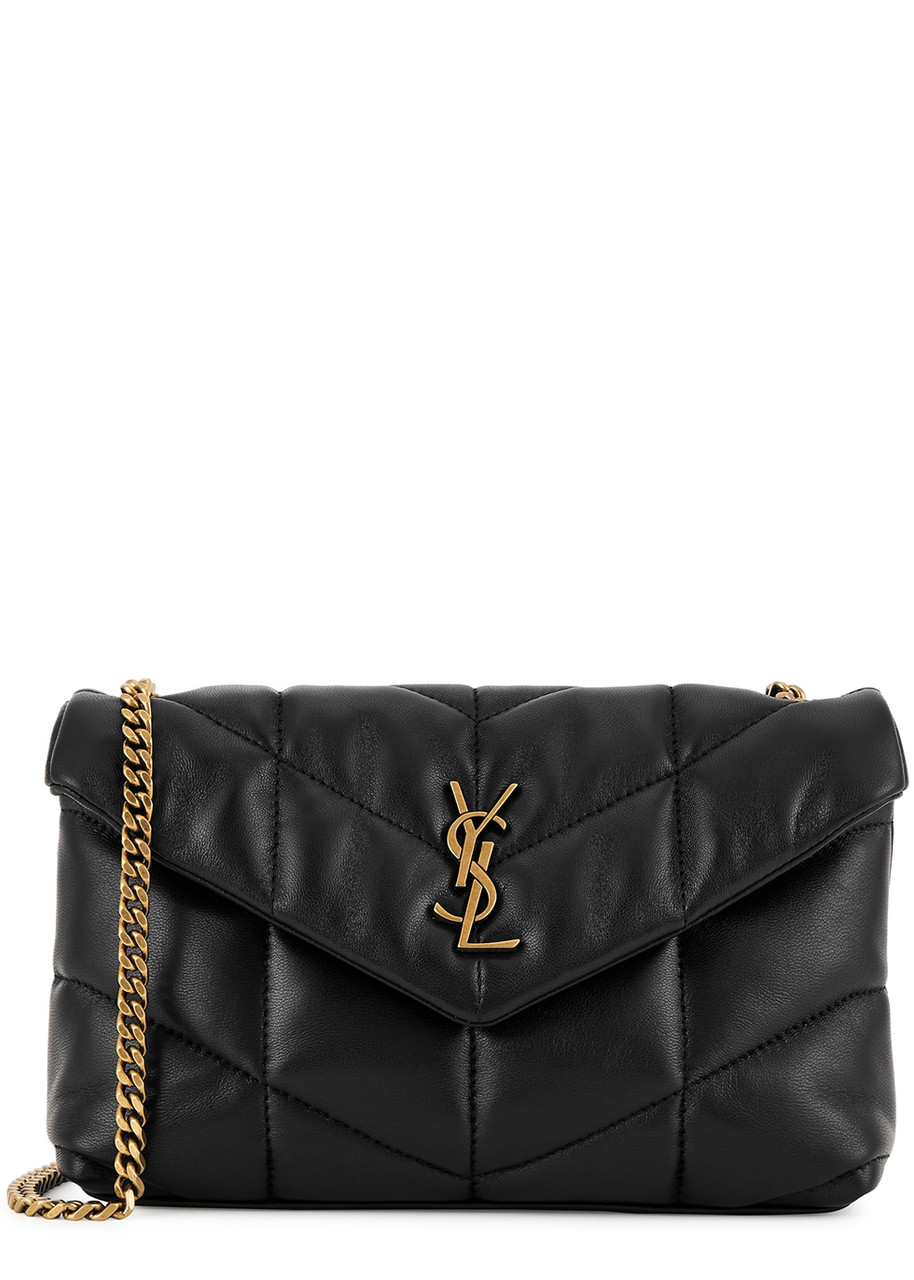 Saint Laurent Puffer Toy Mini Leather Shoulder bag - Black - One Size