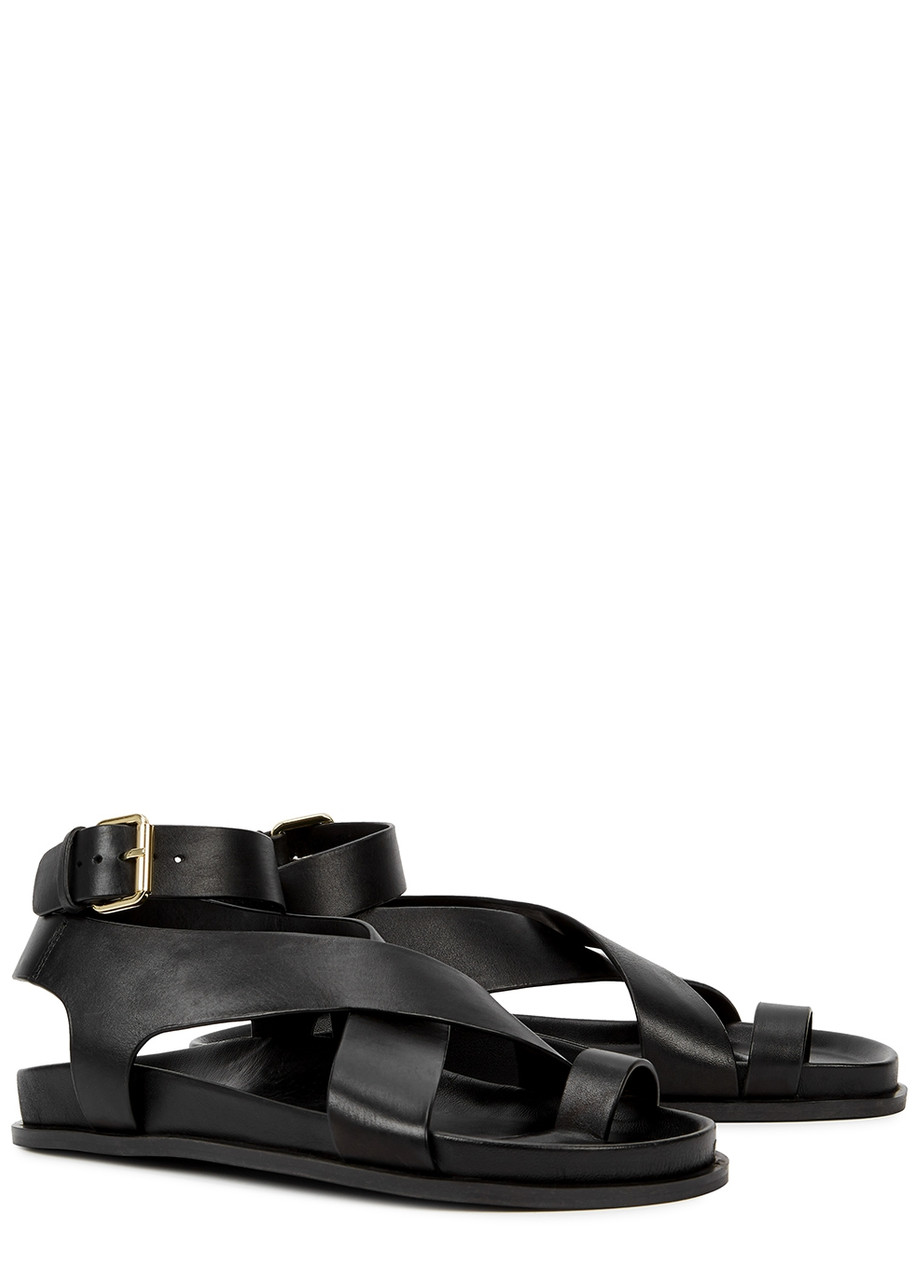 A.emery 20mm Jalen Leather Sandals In Black