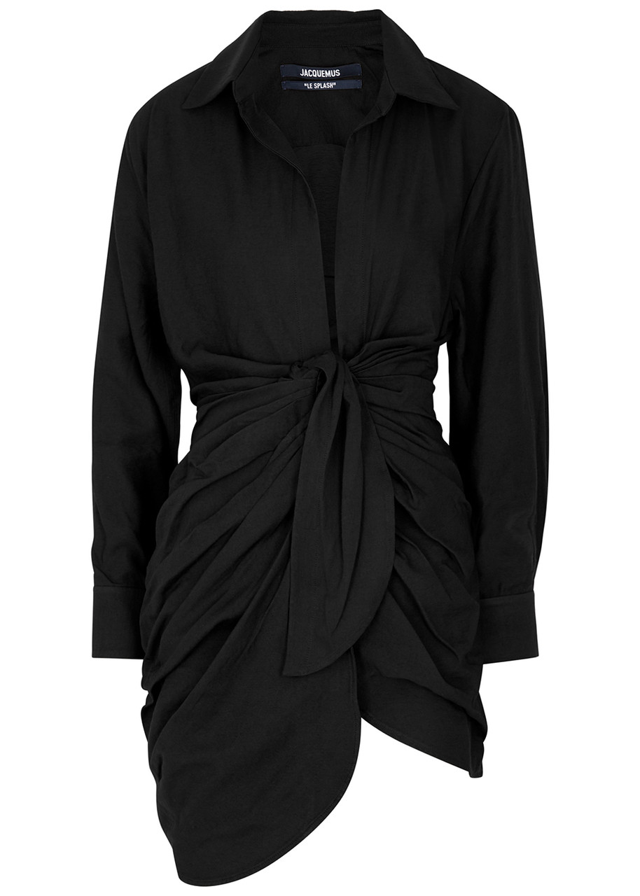 Jacquemus La Robe Bahia Shirt Dress - Black - 6