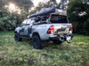 Rear Winch Mount on Uneek 4x4 Rear Bar to suit Toyota Hilux N80
