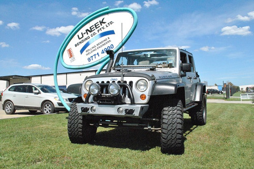 Tow hooks added to another bull bar