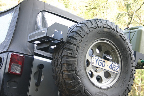 Number plate relocation bracket