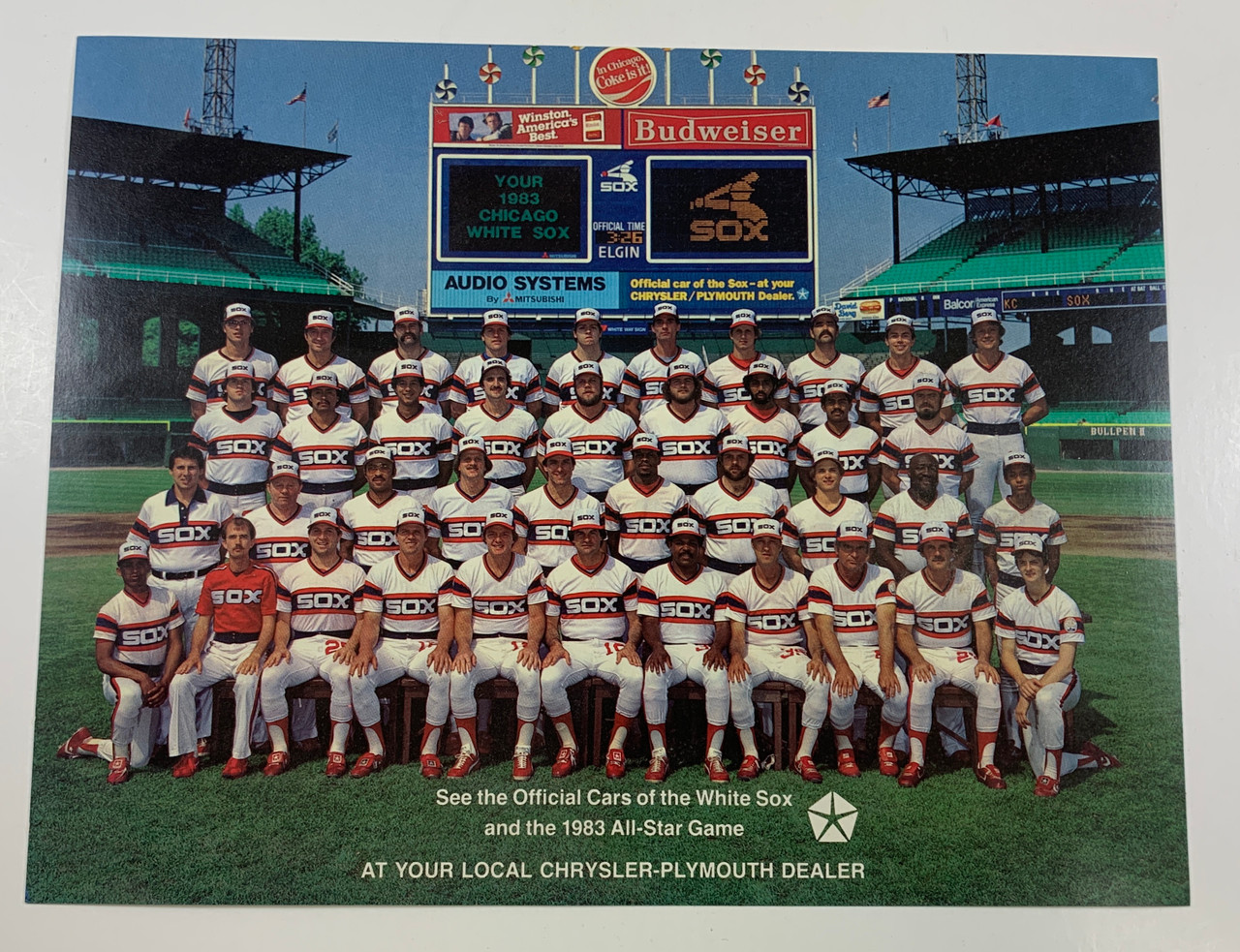 1983 White Sox Photo