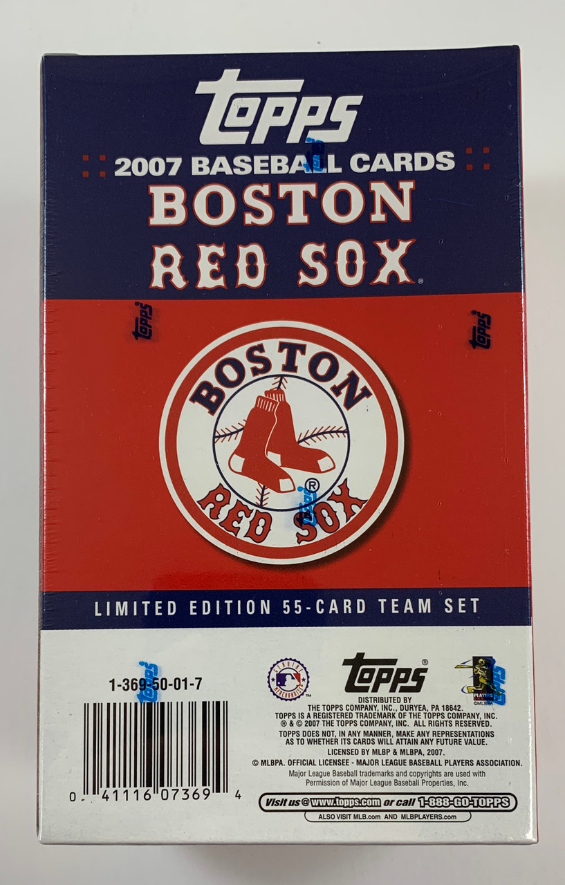 2007 Topps Boston Red Sox Factory Gift Set - Larry Fritsch Cards LLC - Your  Card Collecting Headquarters