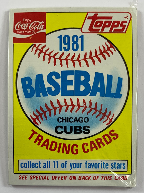 1981 Coca-Cola Cubs Pack