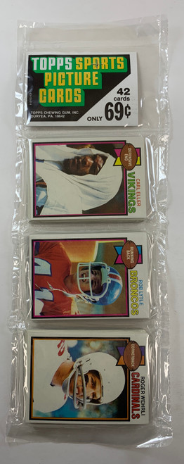 1979 Topps Football Rack Pack 06 Includes  Roger Staubach