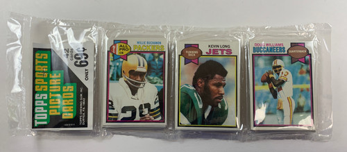 1979 Topps Football Rack Pack Includes Williams Payton