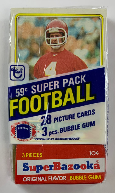 1980 Topps Super Cello Football Pack