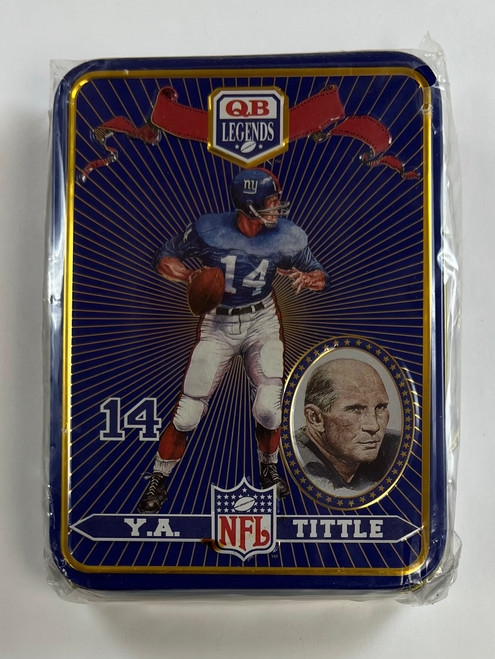 CMN Quarterback Legends Collectible Tin Y.A. Tittle