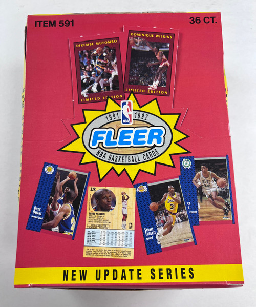 1991-92 Fleer Basketball Updated Series 2 Box