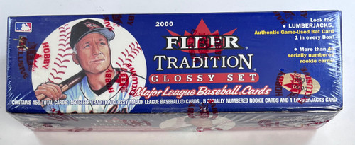 2000 Fleer Tradition Baseball Glossy Set Trading Cards Box