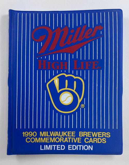 1990 Milwaukee Brewers Commemorative Cards Album