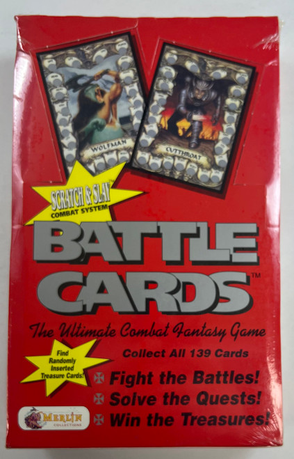 1993 Steve Jackson & Merlin Collections Battle Cards Fantasy Game