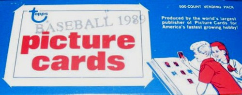 1989 Topps Baseball Vending Box