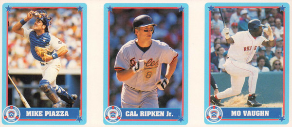 1993 US Dot Panels Safety Set - Piazza, Ripken, Vaughn Panel 1993 US Dot Panels Safety Set - Piazza, Ripken, Vaughn Panel