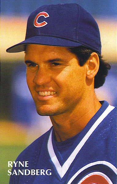 1992 Barry Colla Postcard Single - Ryne Sandberg (Portrait)