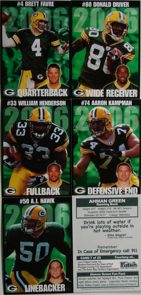 2006 Green Bay Packers Police Set