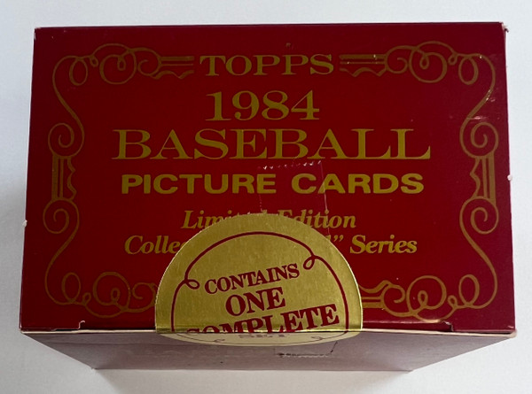 1984 Topps Baseball Picture Cards Box