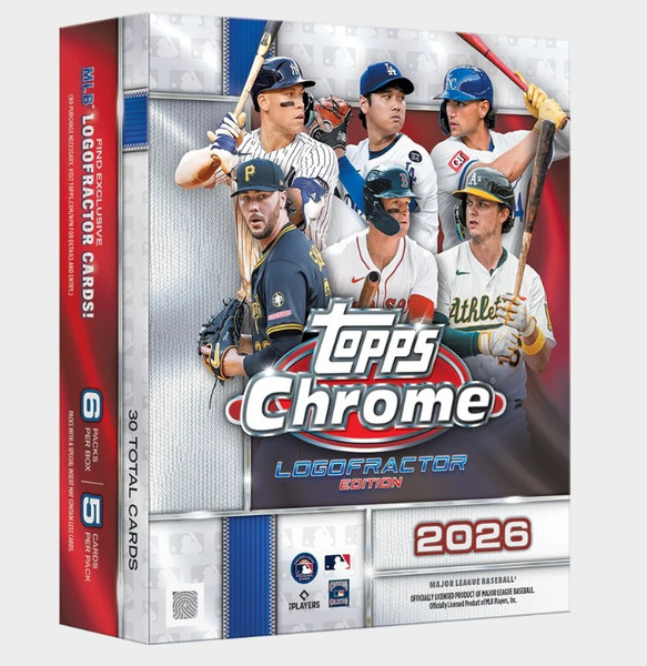 2026 Topps Chrome Baseball Logofractor Edition Box