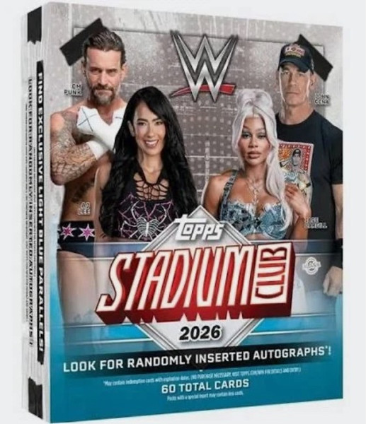 2026 Topps Stadium Club WWE Mega Box