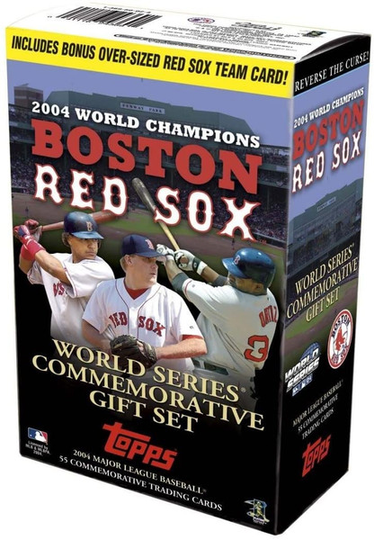 2004 Topps World Series Champions Boston Red Sox Commemorative Gift Set