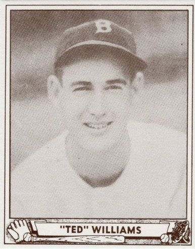 1941 Play Ball Reprint Baseball Card #14 Ted Williams