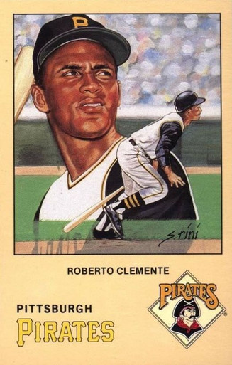 1990 Collect-A-Book #35 of 36 Roberto Clemente NRMT+ 