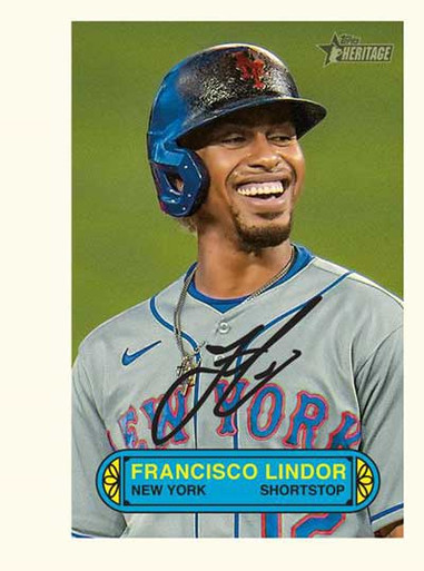 Topps Heritage 2022 Baseball Blaster Box - 8 Pack, Inspired