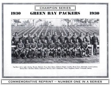 2002 Green Bay Packers Police Uncut Sheet - Larry Fritsch Cards LLC