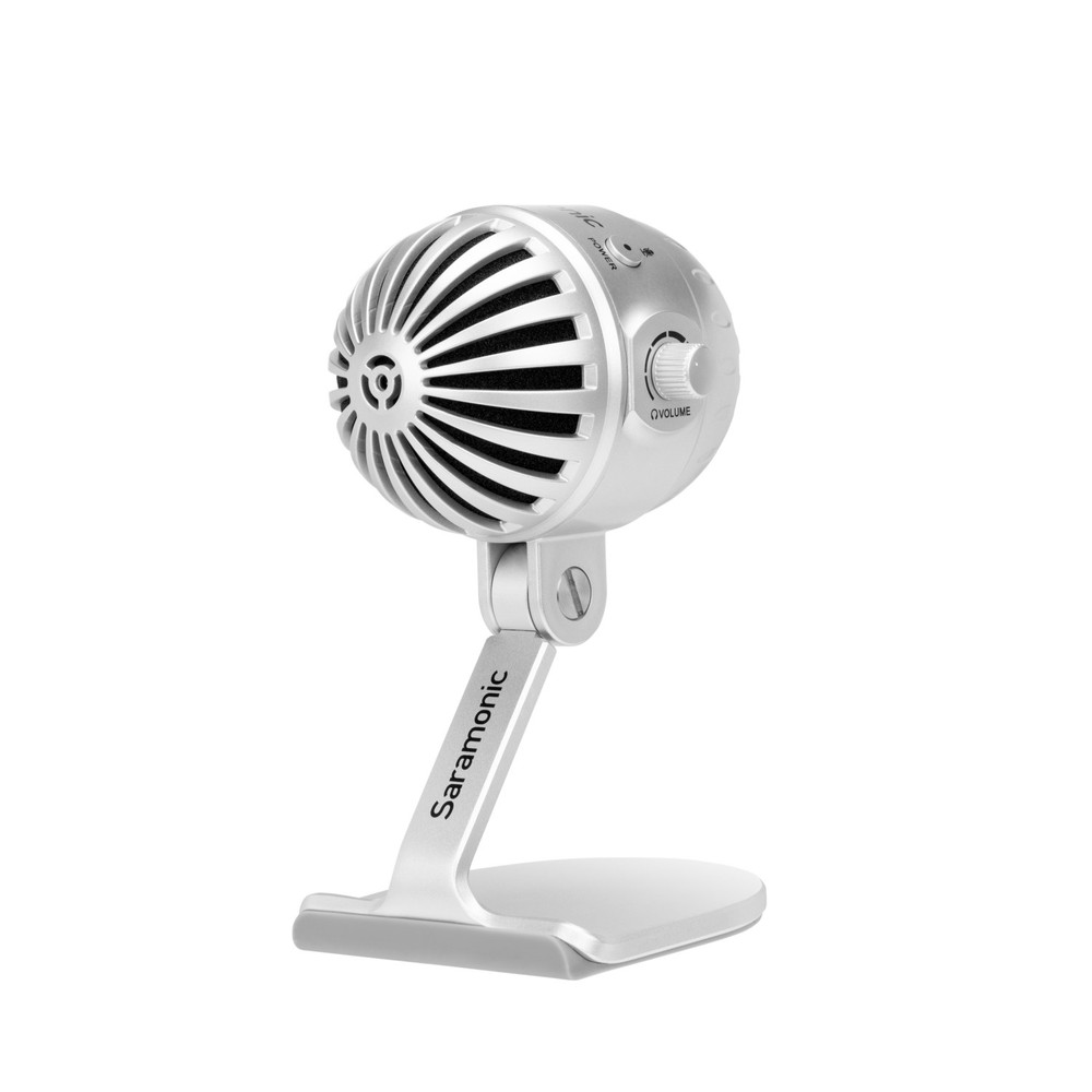 Saramonic SmartMic MTV500 Multi-Pattern Large Diaphragm Desktop USB Studio Microphone with Headphone Output Saramonic SmartMic MTV500 Multi-Pattern Large Diaphragm Desktop USB Studio Microphone with Headphone Output
