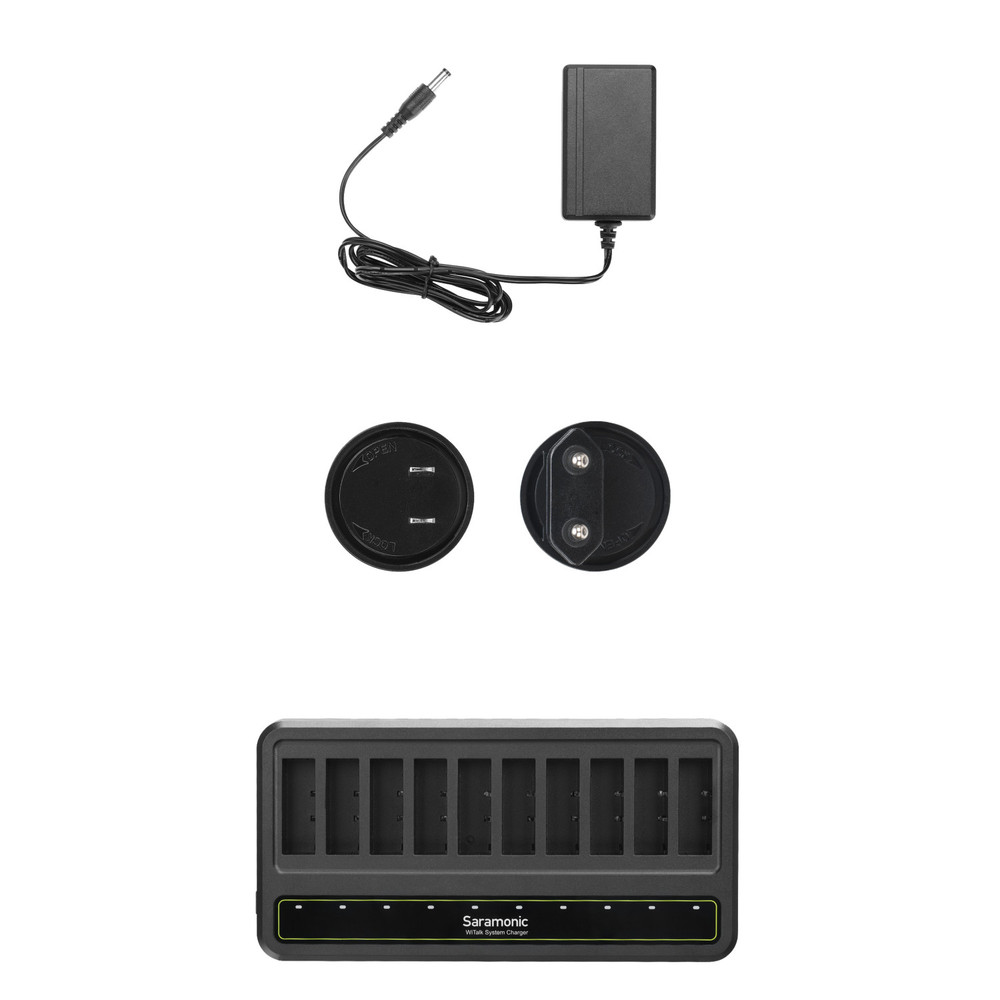 Saramonic Saramonic WiTalk-CB 10-Bay Charger for WiTalk Intercom Headsets & Hub WiTalk-BP Li-ion Batteries