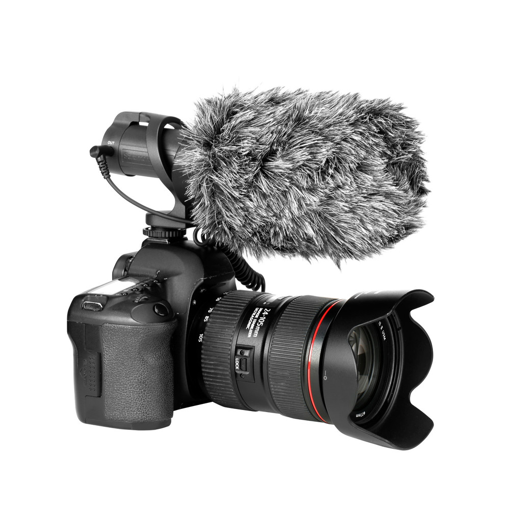 Saramonic CamMic+WS Slide-On Furry Windscreen for the Saramonic CamMic+ (Open Box)