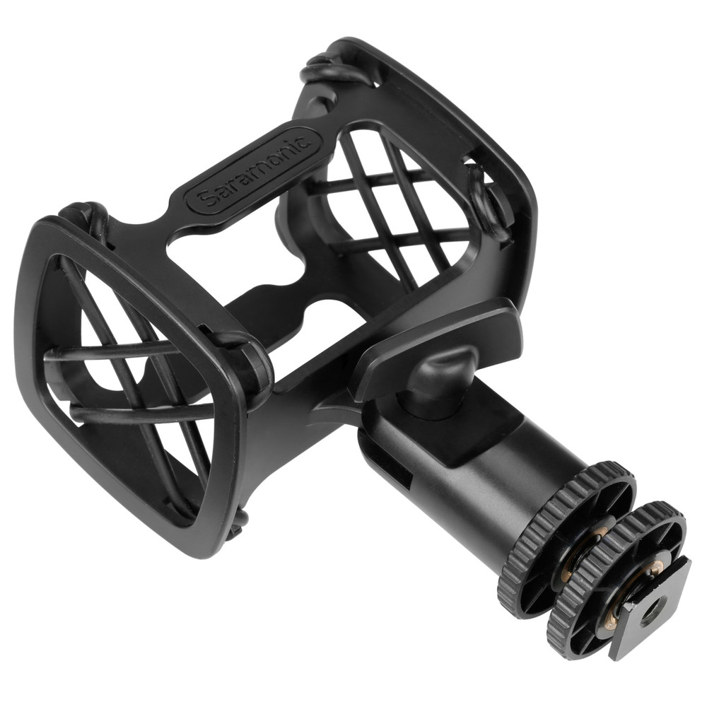 Saramonic SR-SMC10 Professional Shock Mount for Shotgun Mics (15-31mm) w/ Shoe, 1/4", 3/8" & 5/8" Mounting