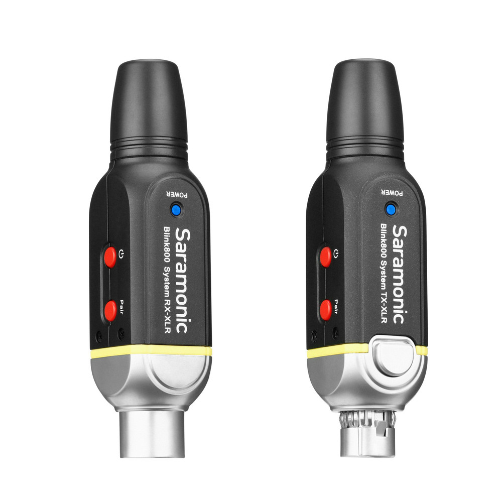 Saramonic Blink 800 B2 Wireless Plug-On XLR System for Dynamic & Battery-Pwrd Mics w/ Plug-In XLR Receiver (Open Box)
