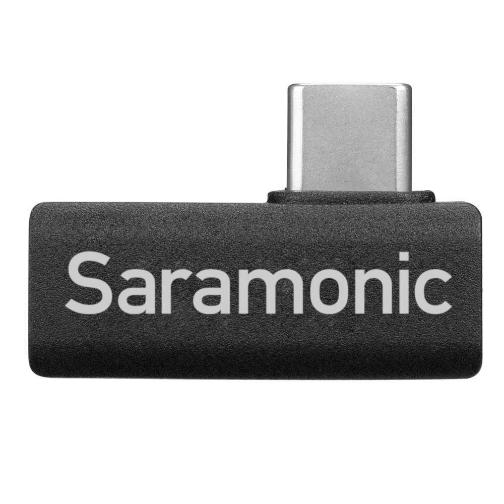 Saramonic SR-C2005 Right-Angle Female to Male USB-C Adapter Ideal for USB-C Connection in Tight Spaces (Open Box)