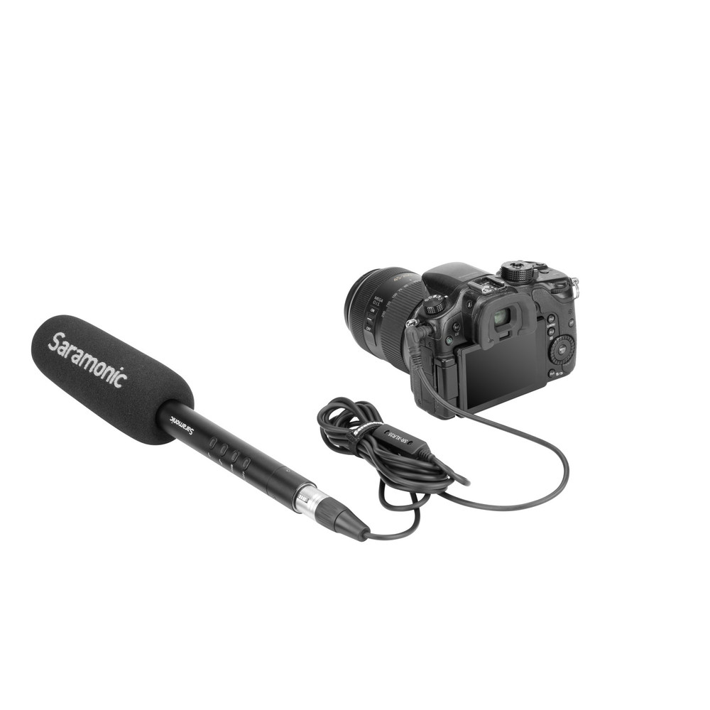 Saramonic SR-XLR35 XLR Female to 3.5mm TRS/TRRS Microphone Cable for Pro Mics to Cameras & Mobile Devices 10'