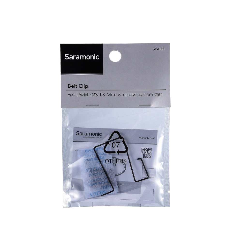 Saramonic SR-BC1 Replacement Metal Belt Clip for the UwMic9S Mini Transmitters