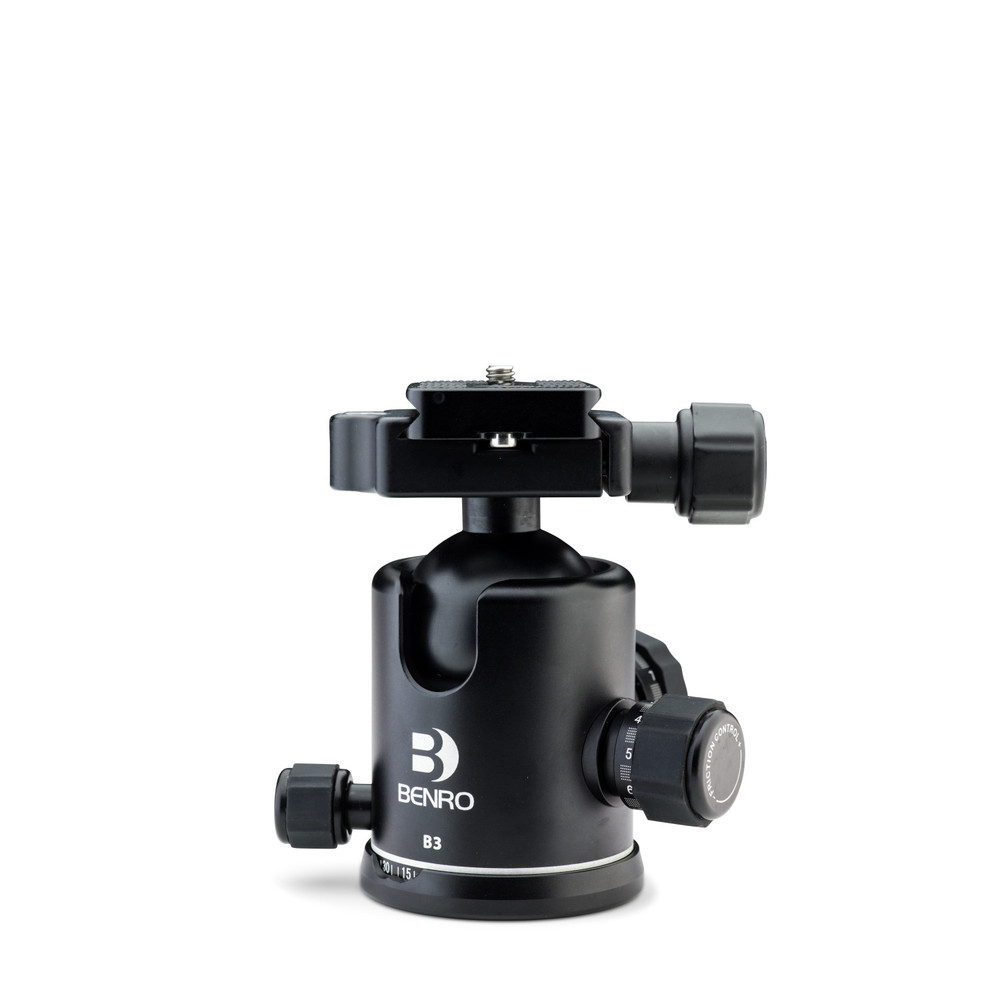 Benro B3 Triple Action Ballhead with PU70 Plate (Open Box)
