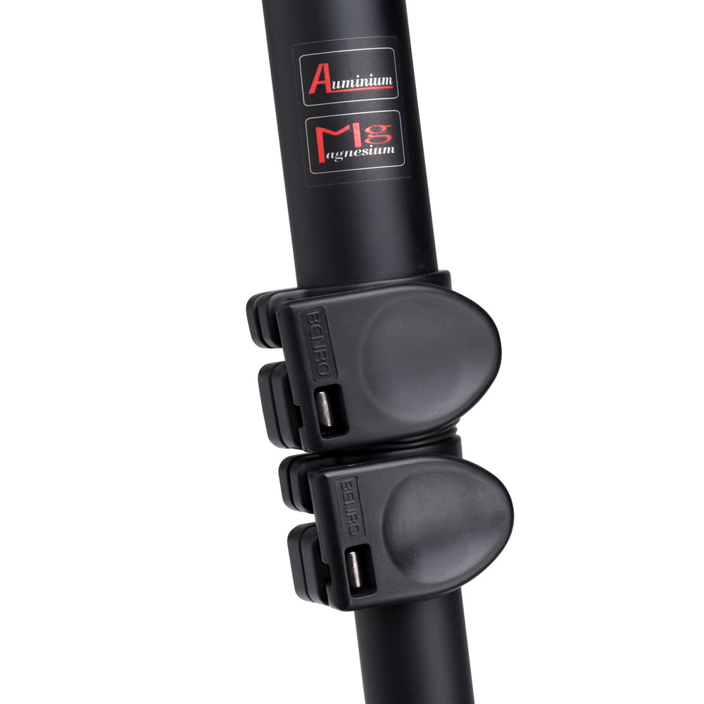 Benro A2573F Aluminium Video Tripod with S6 PRO Flat Base Fluid Video Head (Open Box)