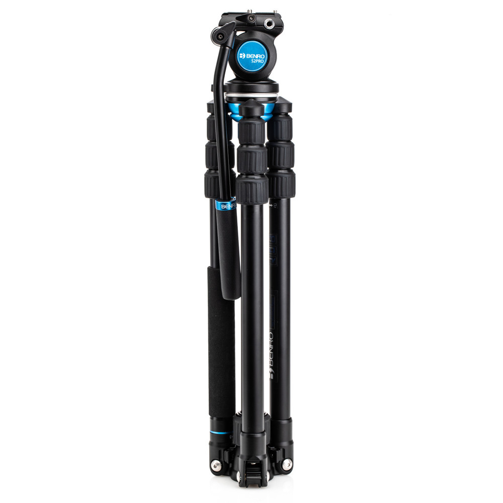 Benro Aero 2 PRO Aluminum Travel Video Tripod w/Twist Locks (Open Box)