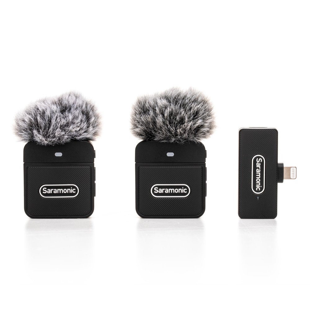 Saramonic Blink 100 B4 Ultra-Portable 2-Person Clip-On Wireless Mic System for iPhone & iPad with Lightning (Open Box)