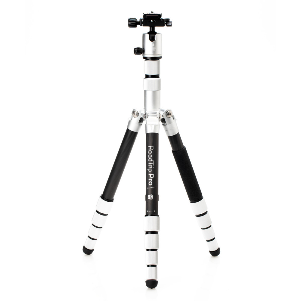 Benro MeFOTO RoadTrip PRO Carbon Fiber Series 1 (6 in 1) Tripod in Silver (Open Box)
