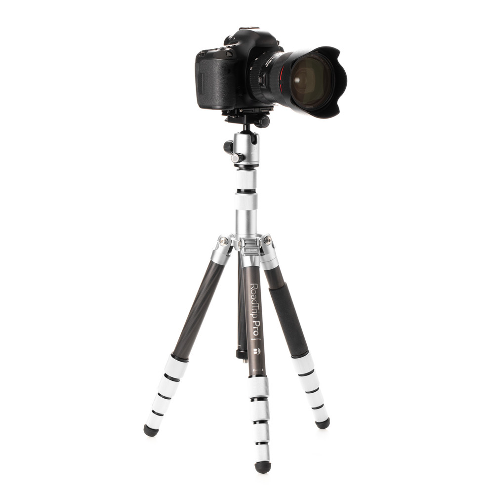 Benro MeFOTO RoadTrip PRO Carbon Fiber Series 1 (6 in 1) Tripod in Silver (Open Box)