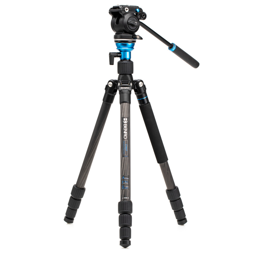 Benro Aero 2 PRO Carbon Fiber Travel Video Tripod w/Twist Locks (Open Box)