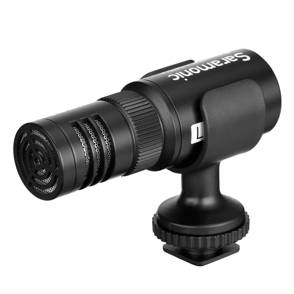 Saramonic SmartMic MTV Smartphone Vlogging Kit for iPhone & Android w/ Stereo Mic, Phone Mount, Tripod & more (Open Box)