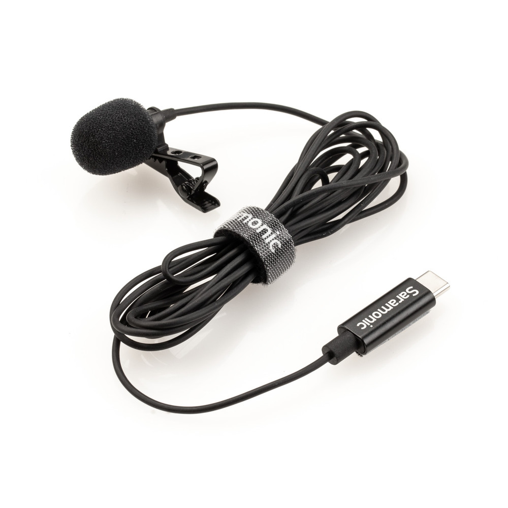 Saramonic LavMicro-U Lavalier Mic w/ USB-C Output, 6.6' Cable & USB Adapter for Mobile Devices & Computers (Open Box)